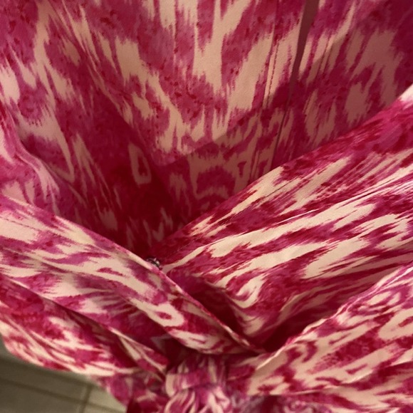 AQUA TIE FRONT SURPLICE ROMPER S NWT - Picture 10 of 16